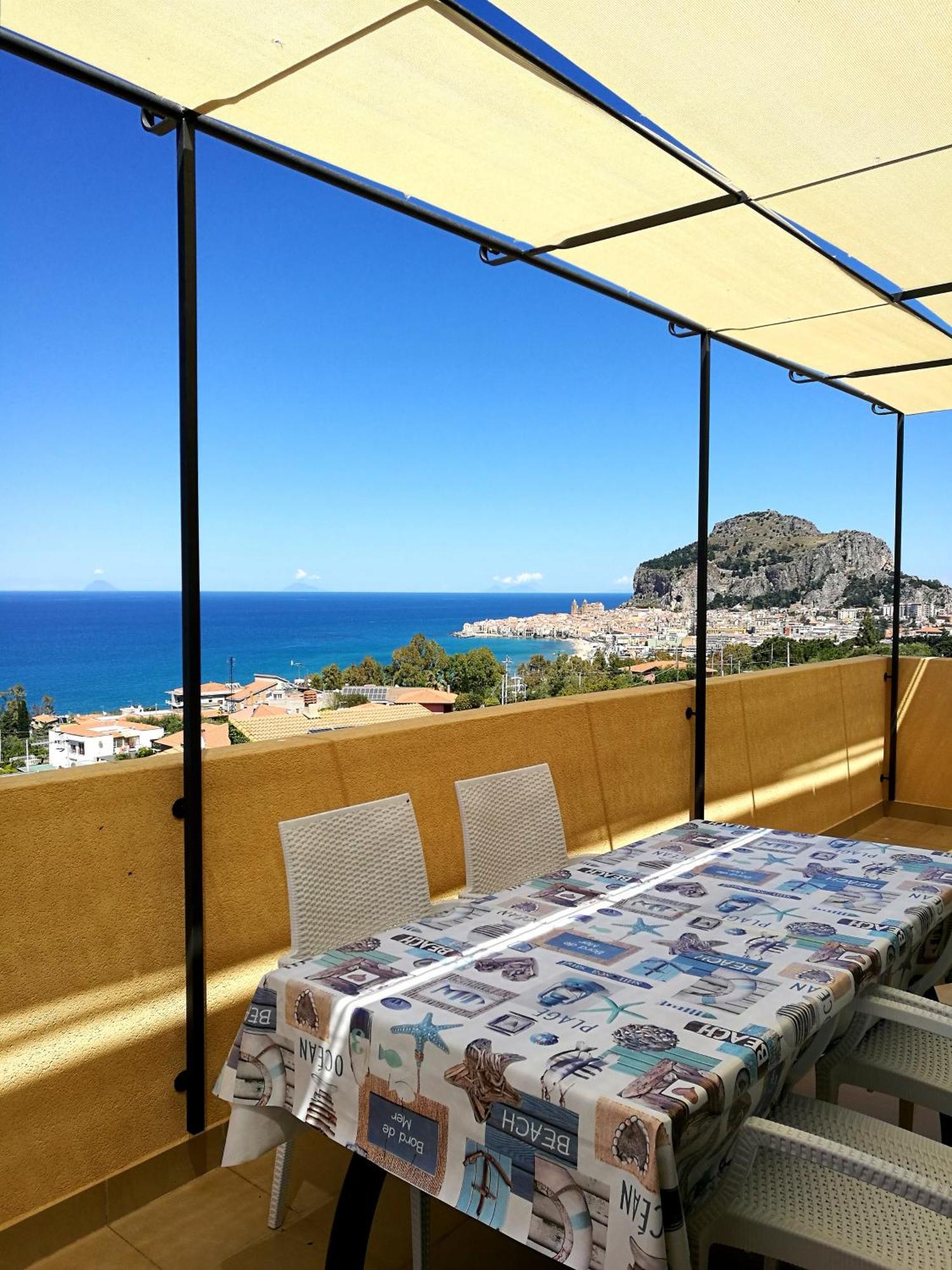 Casa Panoramica Santa Lucia Apartment Чефалу Екстериор снимка